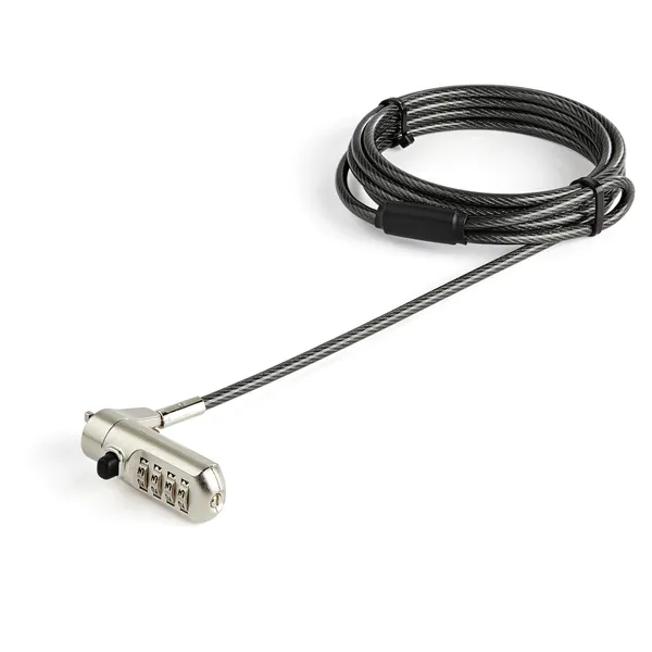 CANDADO PARA LAPTOP CON CABLE DE 2M - RANURA NANO - CON CLAVE