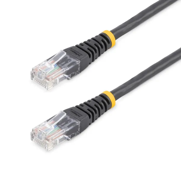 CABLE 1.8M RED FAST ETHERNET CAT5E UTP RJ45 MOLDEADO NEGRO   .