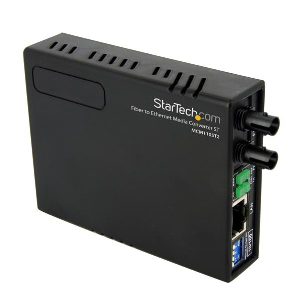 CONVERTIDOR DE MEDIOS ETHERNET 10/100 A FIBRA MULTIMODO ST -2KM