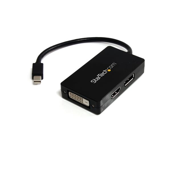 ADAPTADOR VIDEO EXTERNO MINI DISPLAYPORT A DVI HDMI DP .
