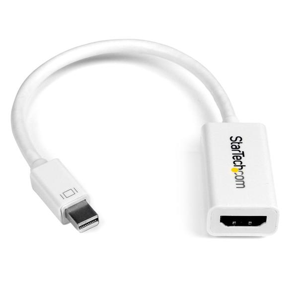 CONVERTIDOR MINIDISPLAYPORT HDMI ACTIVO DP 4K 30HZ BLANCO .