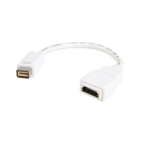ADAPTADOR HDMI HEMBRA A MINI MACHO PARA MACBOOK IMAC BLANCO