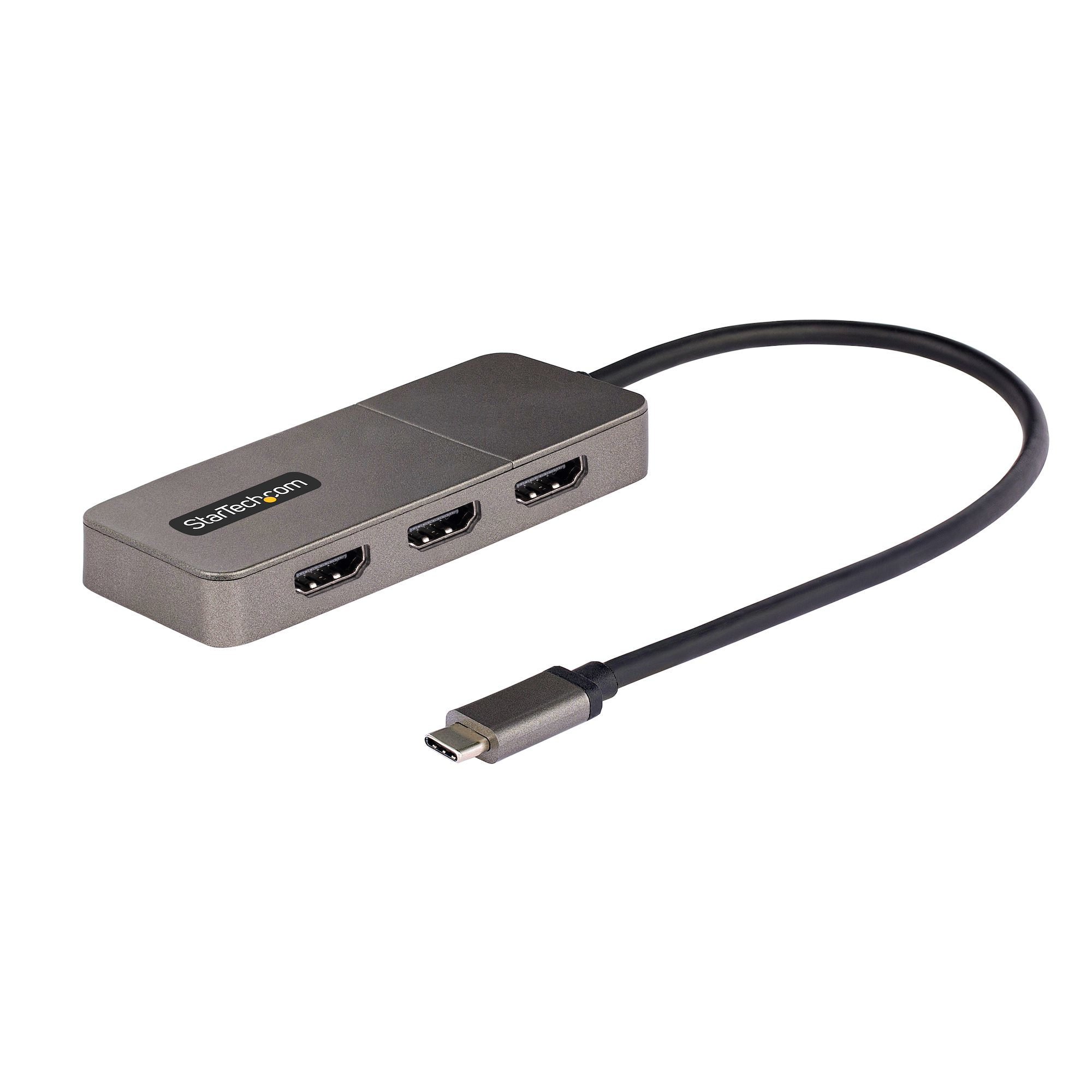 HUB MST USB-C 3 PUERTOS HDMI 4K 60HZ DP 1.4 DSC WINDOWS