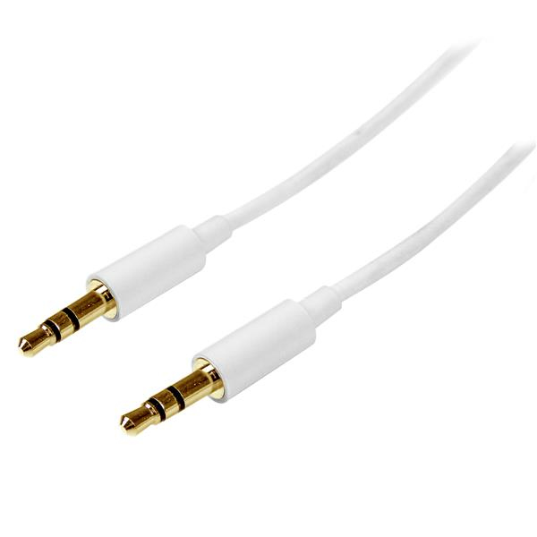 CABLE 2M AUDIO ESTEREO 3.5MM MINIJACK PLUG MACHO MACHO .