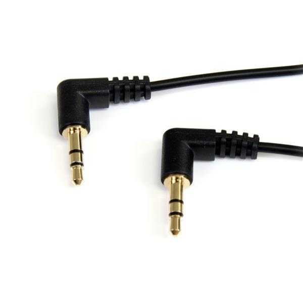CABLE 0.9M EXTENSOR DE AUDIO ESTEREO CONECTOR ANGULO 3.5MM .