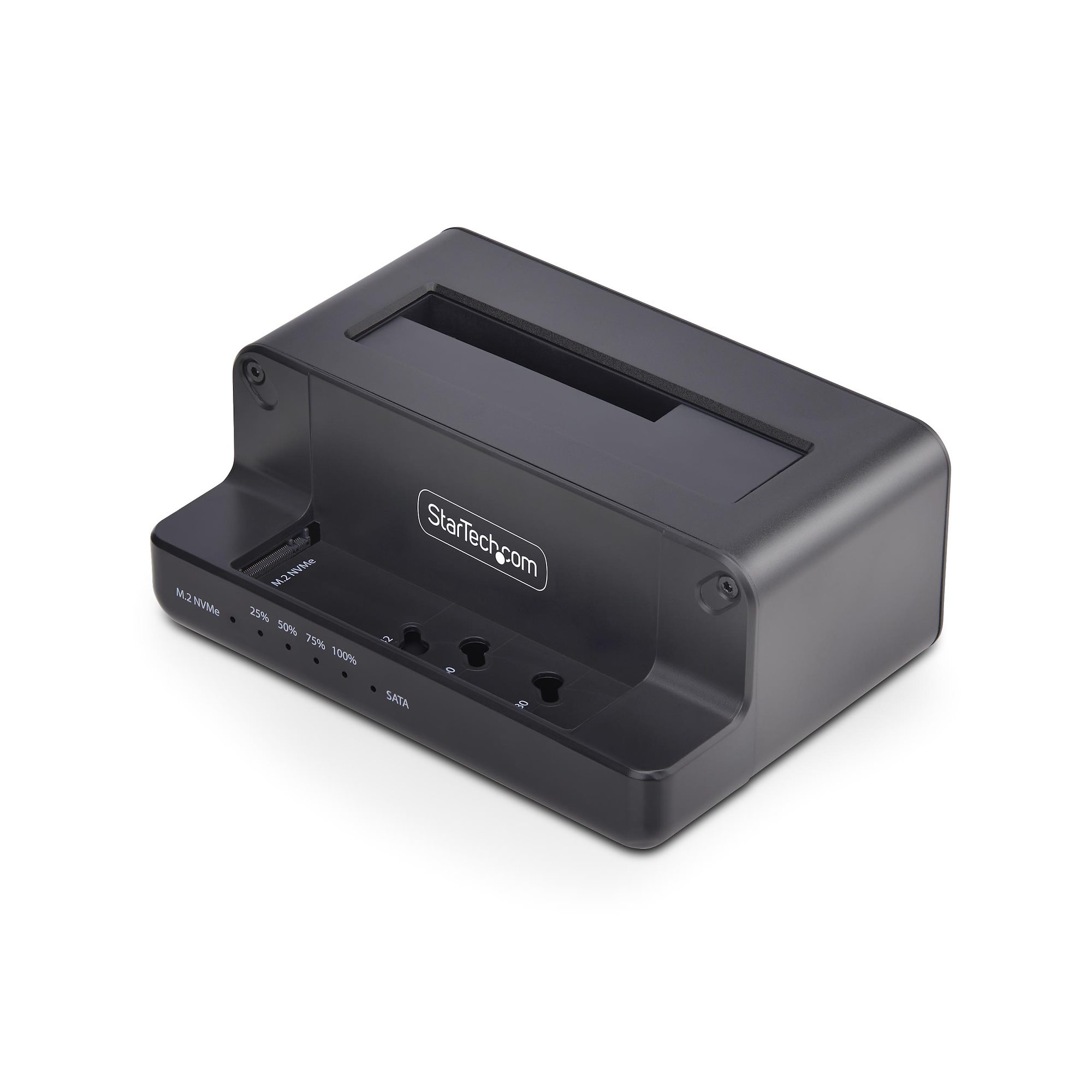 1 M.2 NVME TO 2.5/3.5IN SATA DRIVE DUPLICATOR DUAL BAY STANDALON