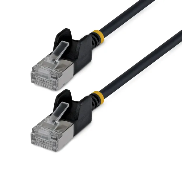 CABLE ETHERNET CAT6A FTP ULTRA FINO NEGRO 1.5M ANTIENGANCHE