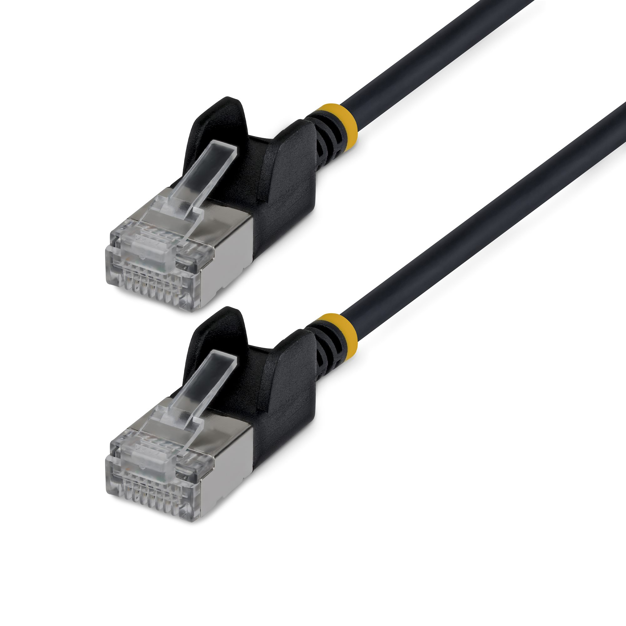 CABLE ETHERNET CAT6A FTP ULTRA FINO NEGRO 2M ANTIENGANCHE