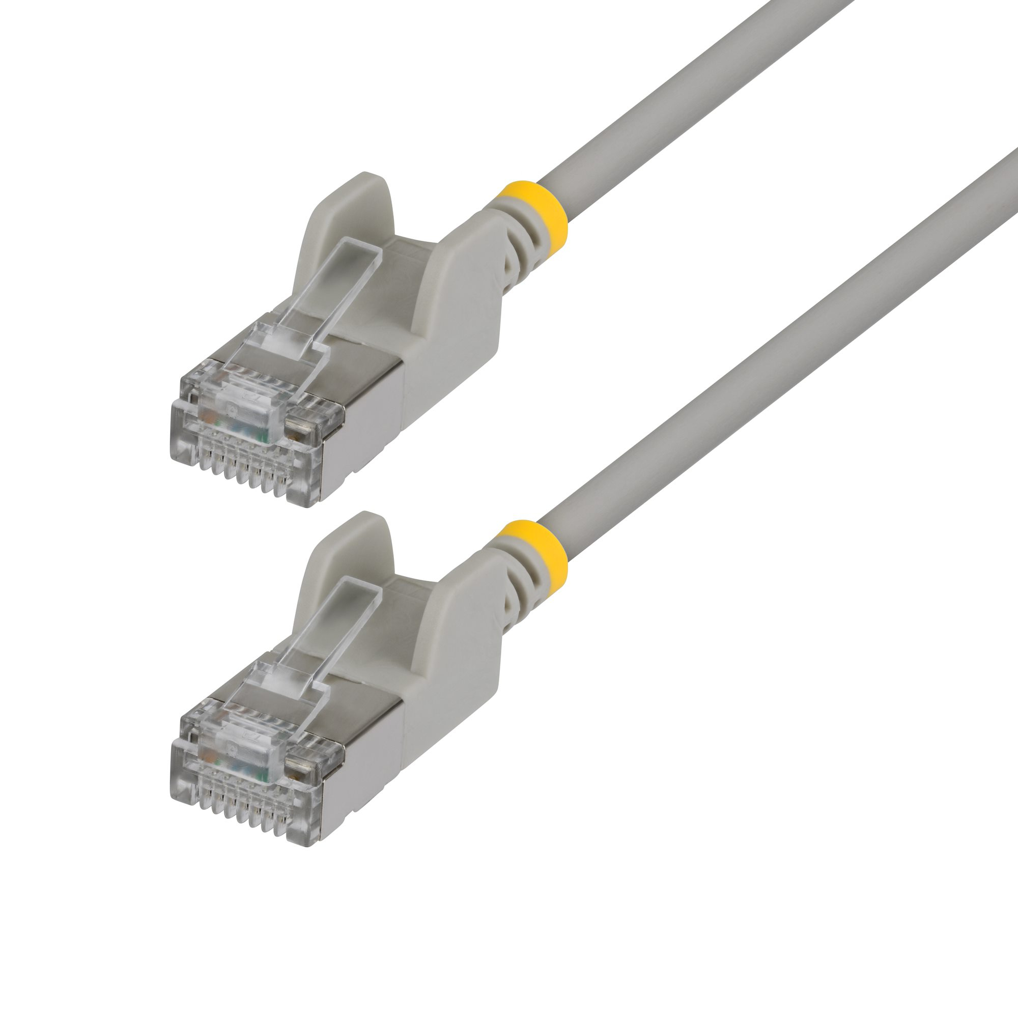 CABLE ETHERNET CAT6A FTP ULTRA FINO GRIS 30CM ANTIENGANCHE