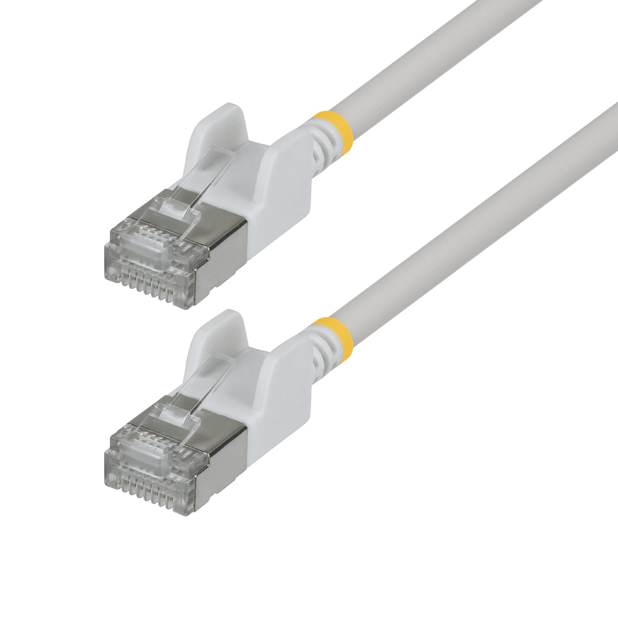 CABLE ETHERNET CAT6A FTP ULTRA FINO BLANCO 1M ANTIENGANCHE