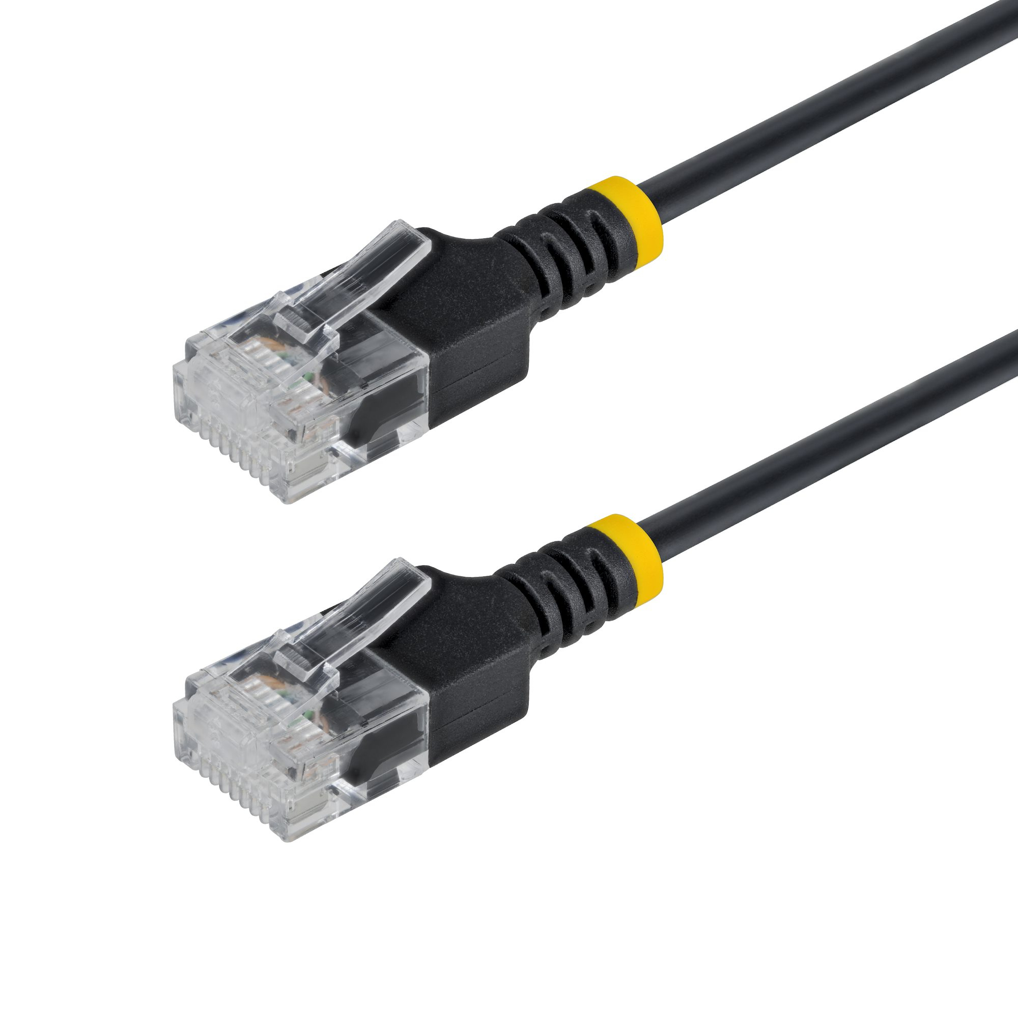 CABLE ETHERNET CAT6A ULTRA SLIM 50CM NEGRO SNAGLESS UTP