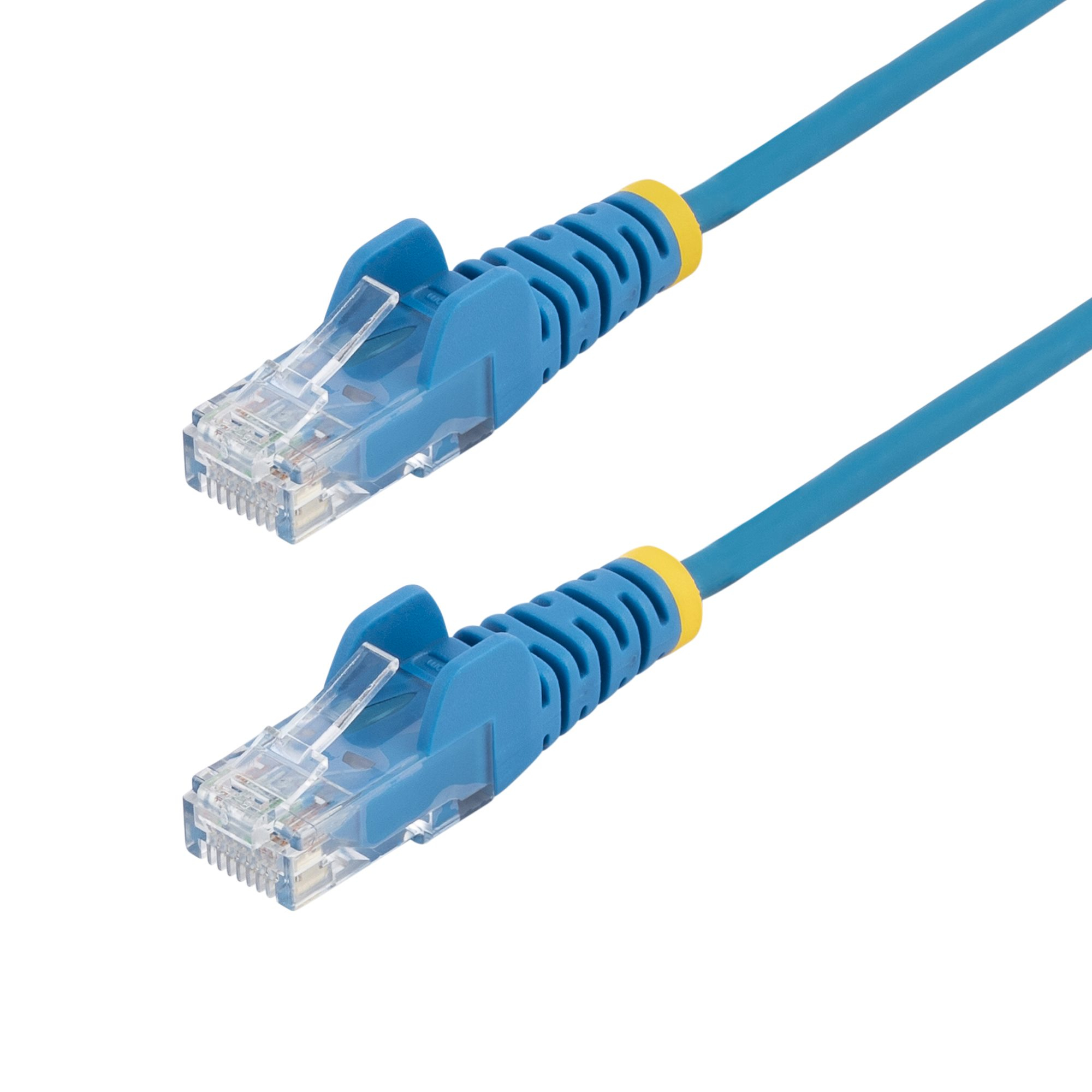 ETHERNET CABLE CAT6 THIN 10M BLUE - SNAGLESS - LSZH