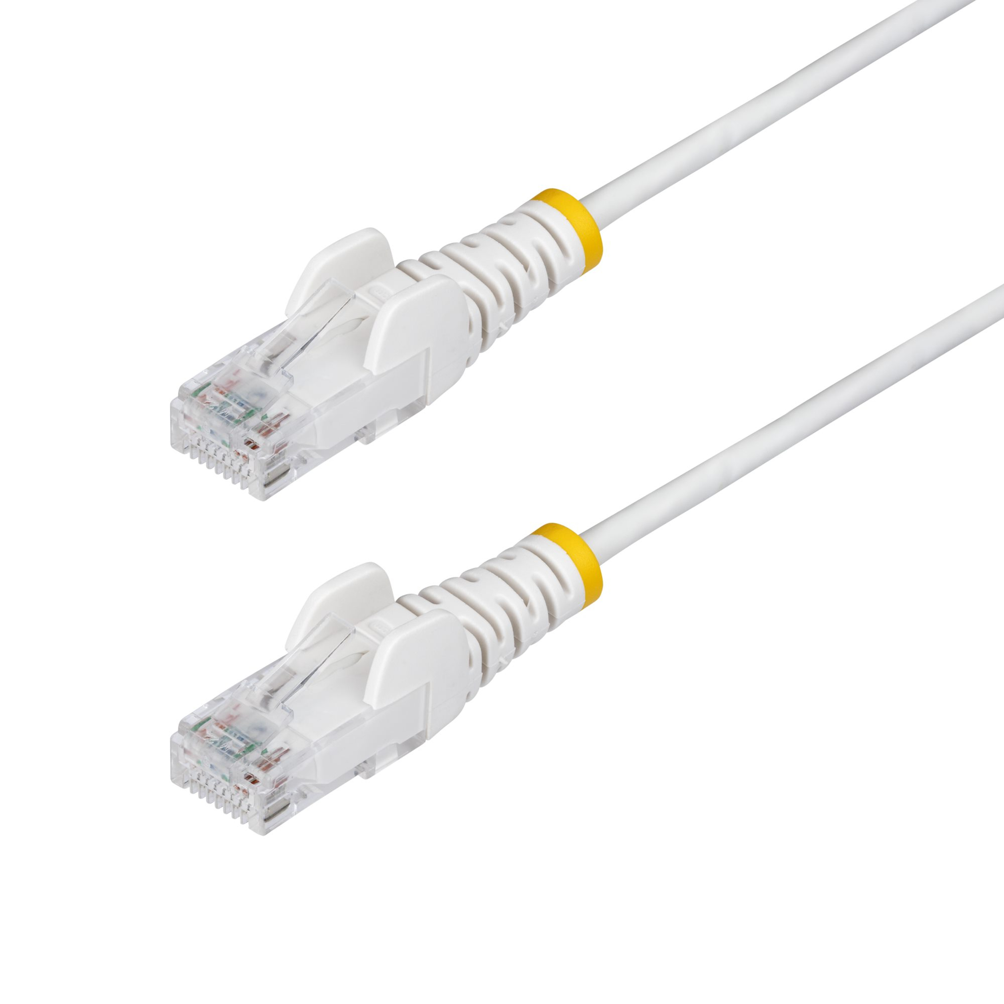 CABLE ETHERNET CAT6 DELGADO 10M BLANCO - SNAGLESS - LSZH