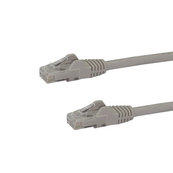CABLE 10M GRIS DE RED GIGABIT CAT6 ETHERNET RJ45 SNAGLESS