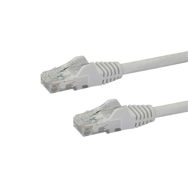 CABLE 1M RED ETHERNET UTP CAT6 SNAGLESS BLANCO RJ45