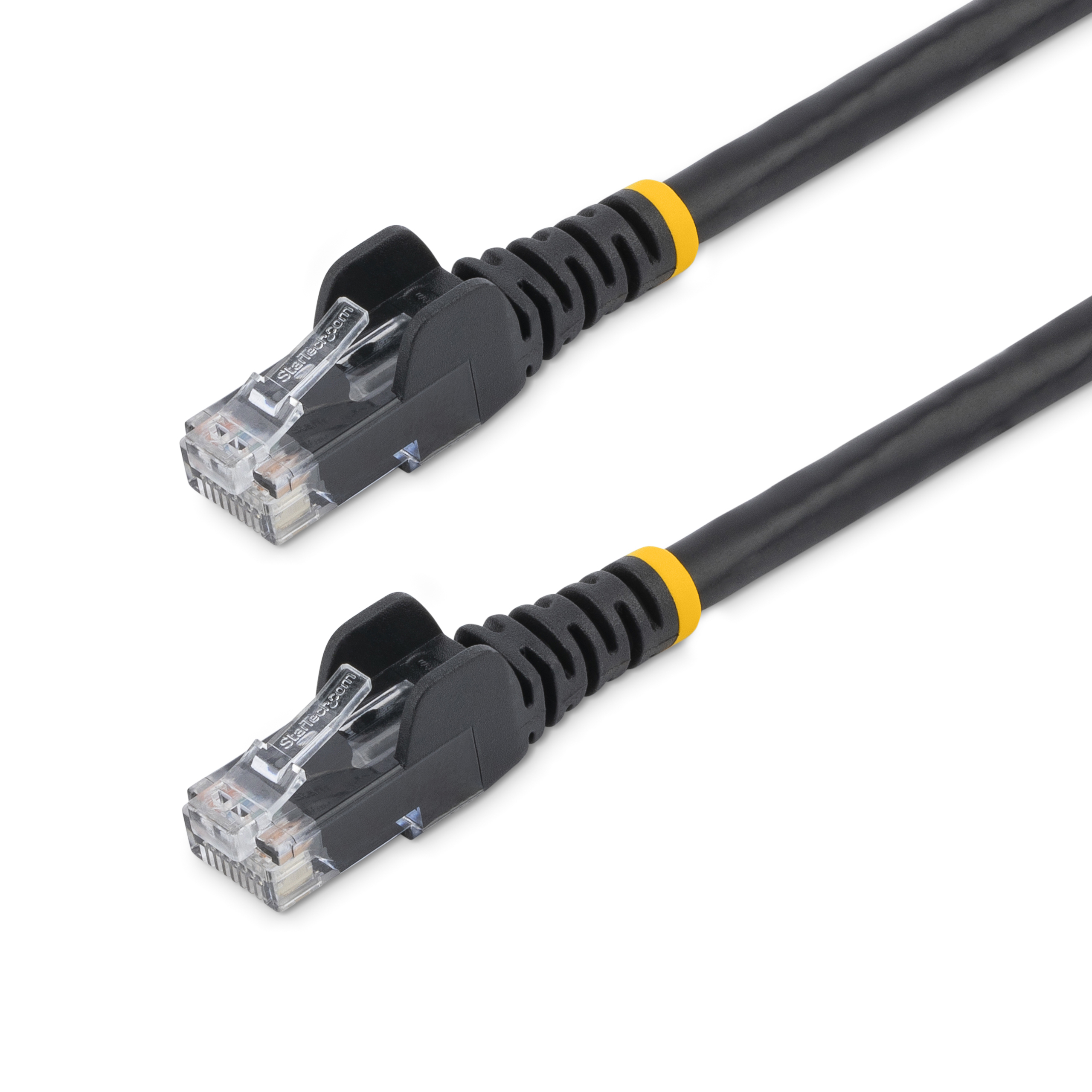 CABLE DE RED RJ45 CAT6 NEGRO 4.6M - PACK DE 10 - SIN ENGANCHE