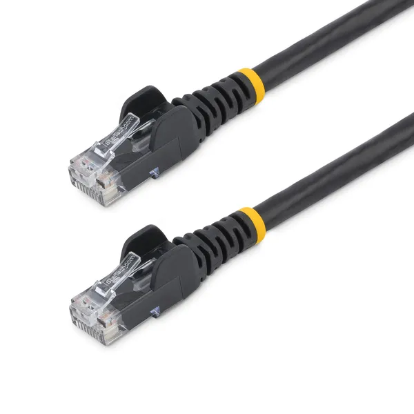 CABLE DE RED RJ45 CAT6 NEGRO 4.6M - PACK DE 10 - SIN ENGANCHE