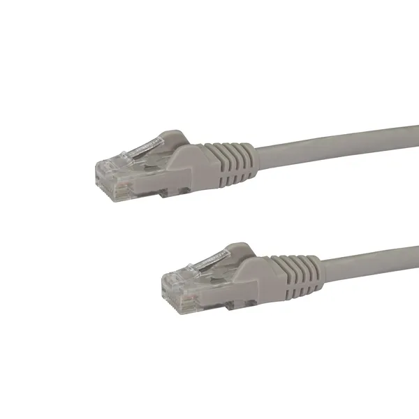 CABLE DE RED DE 15CM GRIS CAT6 6 ETHERNET GIGABIT SIN ENGANCHES