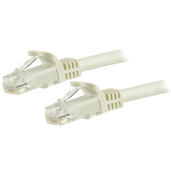 CABLE RED DE 15CM BLANCO CAT6 ETHERNET GIGABIT SIN ENGANCHES