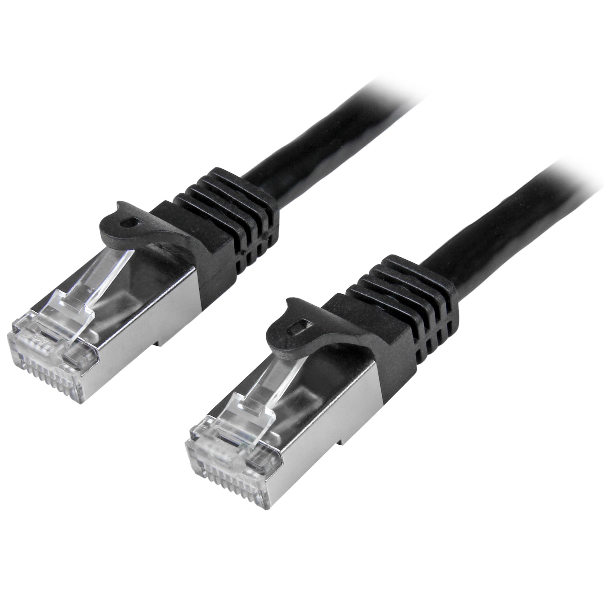 CABLE 5M DE RED CAT6 ETHERNET GIGABIT BLINDADO SFTP NEGRO .