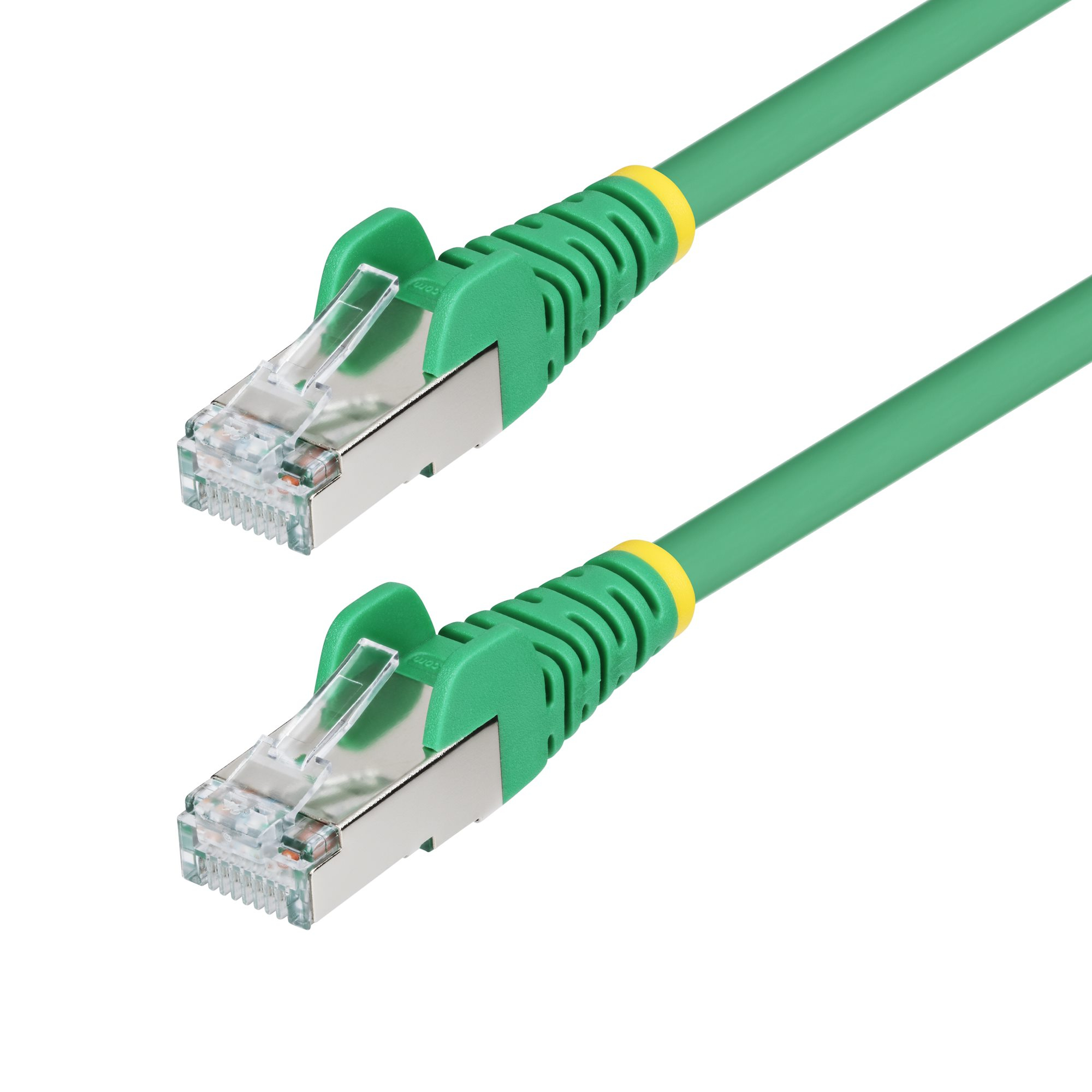 CABLE ETHERNET CAT6A VERDE DE 7.6M - SNAGLESS - S-FTP - LSZH