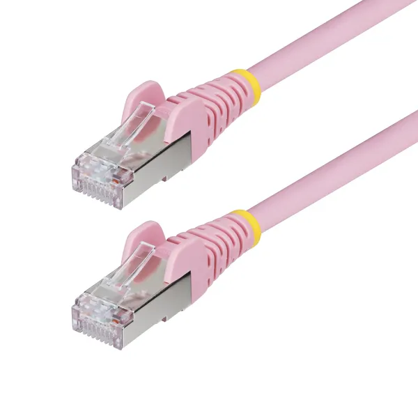 CABLE ETHERNET CAT6A ROSA 0.3M - SNAGLESS - S-FTP - LSZH