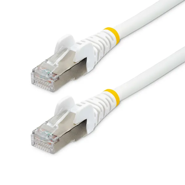 CABLE 0.6M DE RED CAT6A BLANCO SNAGLESS POE  100W RJ45