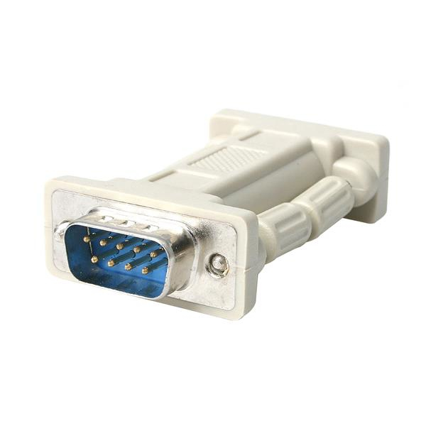 ADAPTADOR CONVERSOR SERIAL DB9 DE MODEM NULO MACHO A HEMBRA