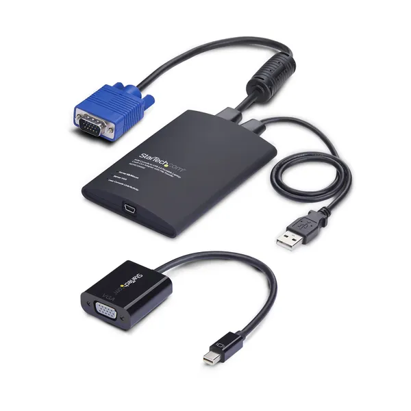 ADAPTADOR CRASH CART USB A VGA/ MINI DISPLAYPORT - KVM
