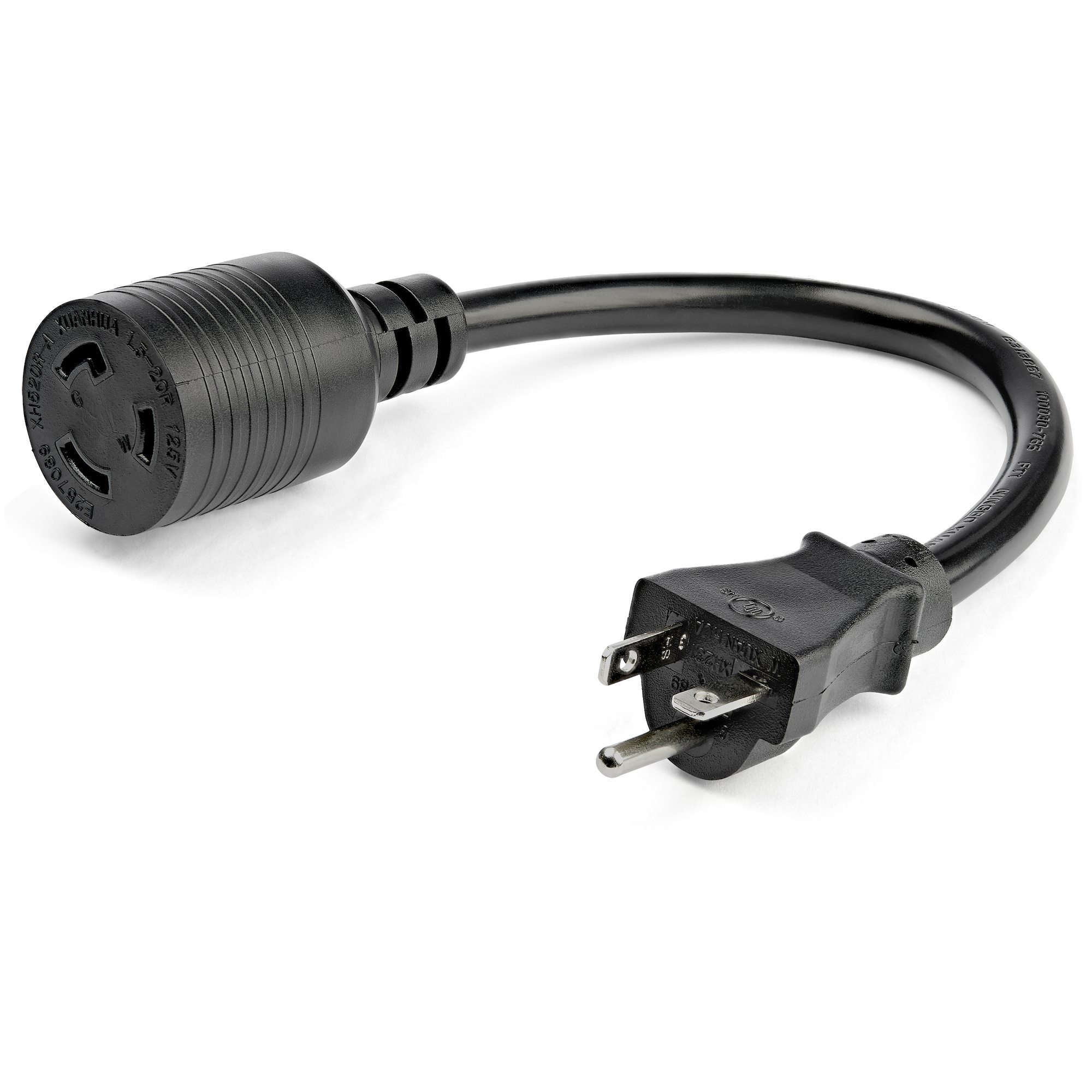 CABLE DE ALIMENTACION DE 30CM NEMA L5 20R A NEMA 5 20P 12AWG