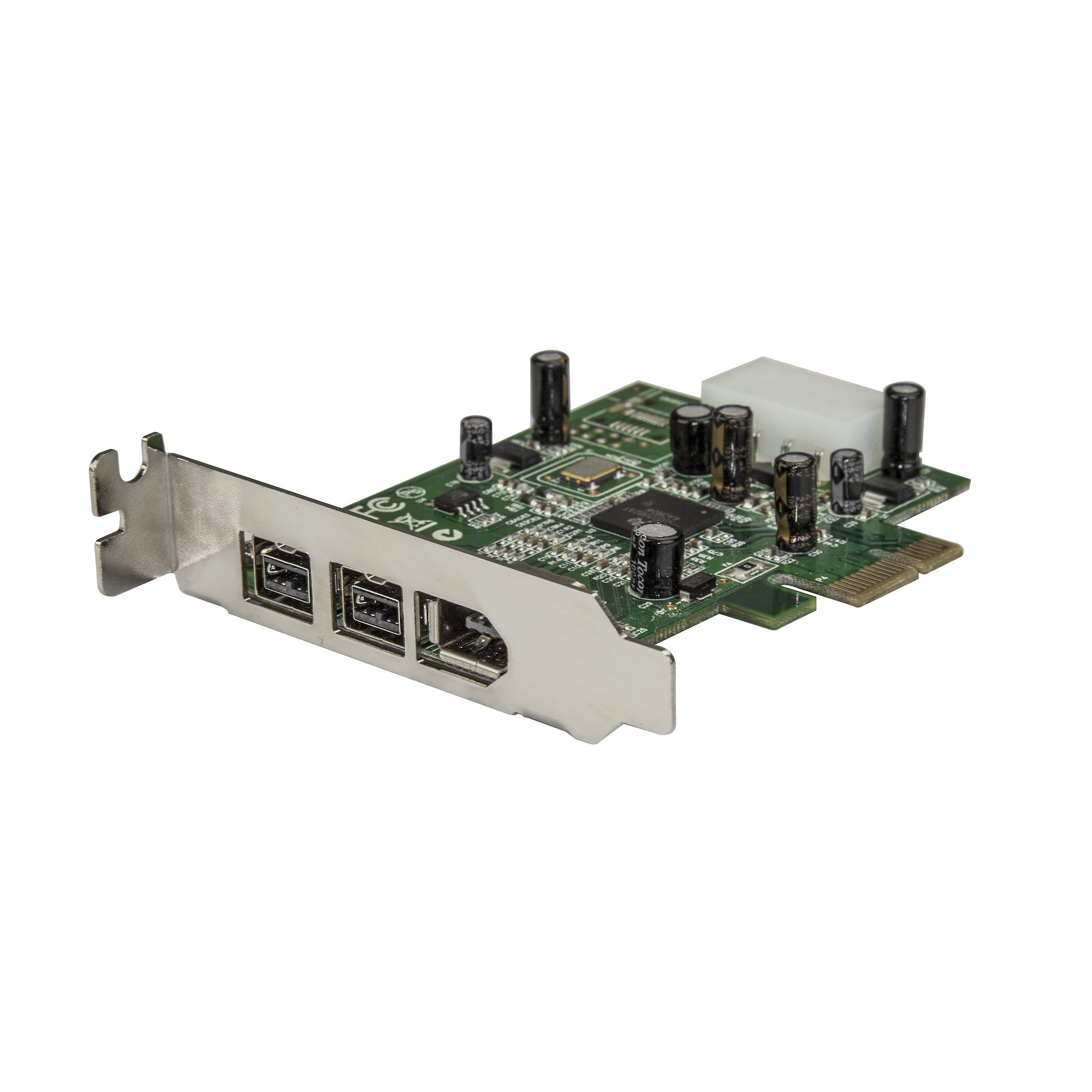 ADAPTADOR TARJETA PCI EXPRESS FIREWIRE PERFIL BAJO 3 PUERTOS  .