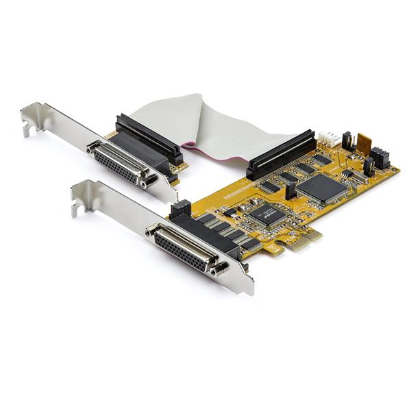 TARJETA ADAPTADORA PCIE - 8 PUERTOS SERIAL RS232 - BAJO PERFIL