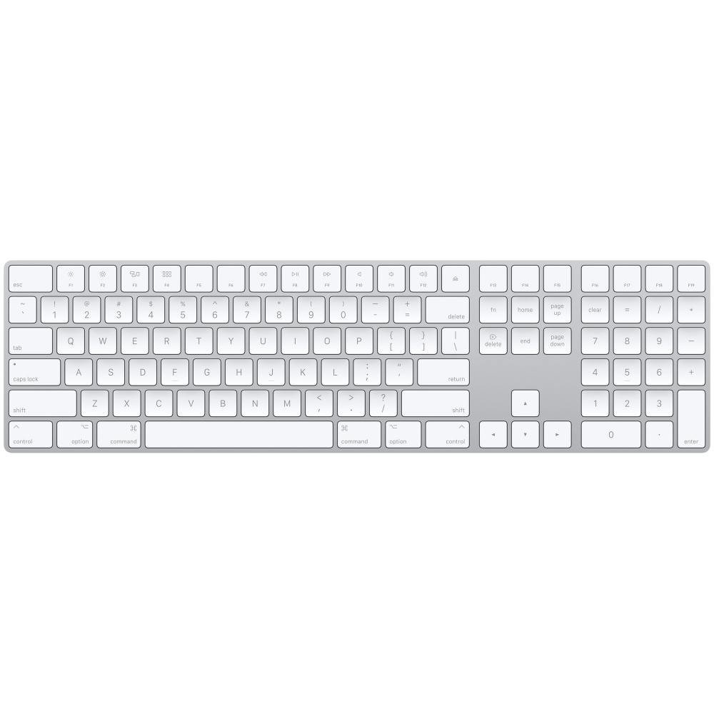 MAGIC KEYBOARD CON TECLADO NUME RICO - INGLES EE.UU. - COLOR PLATA