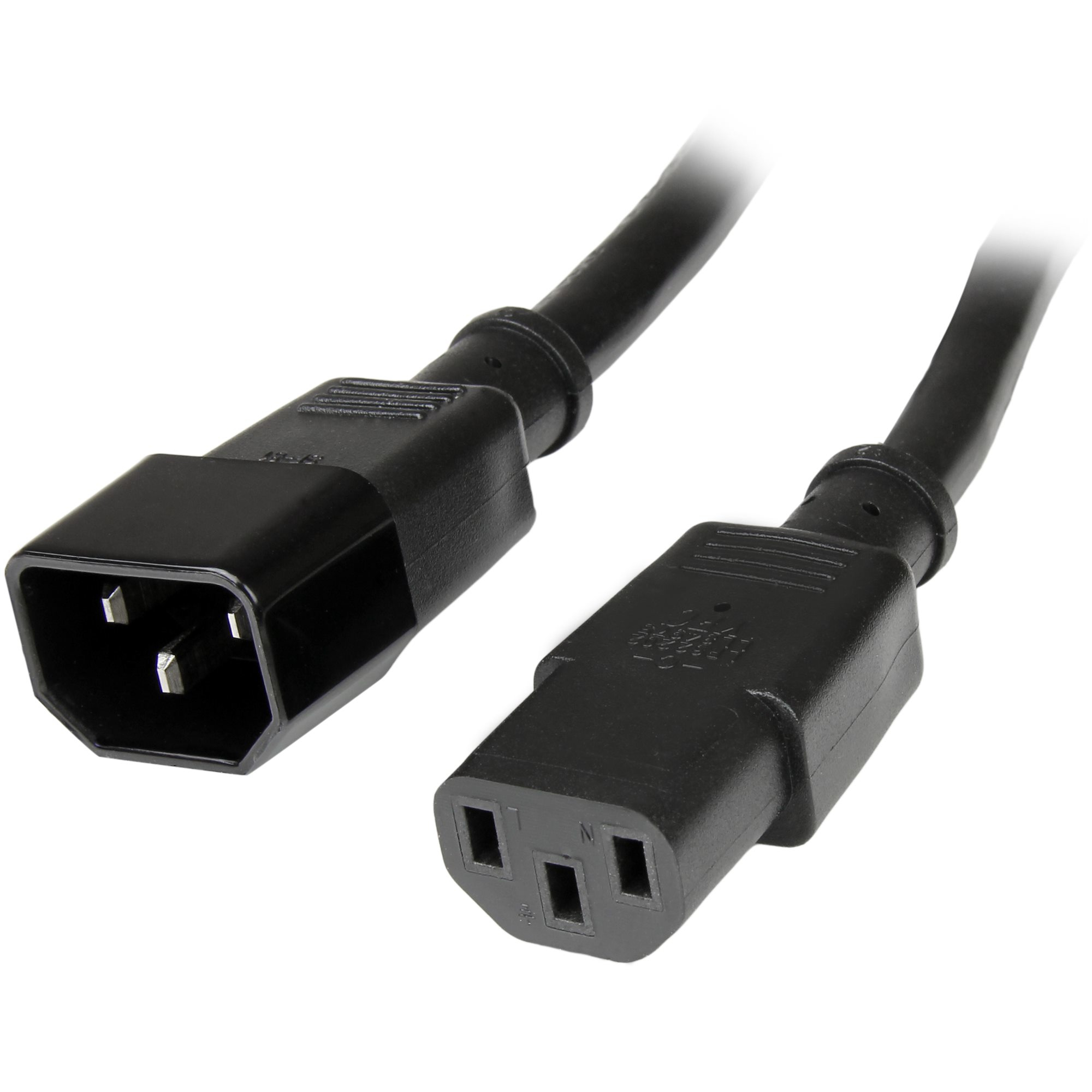 CABLE EXTENSION ALIMENTACION 91CM C14 A C13 14AWG CORRIENTE PC