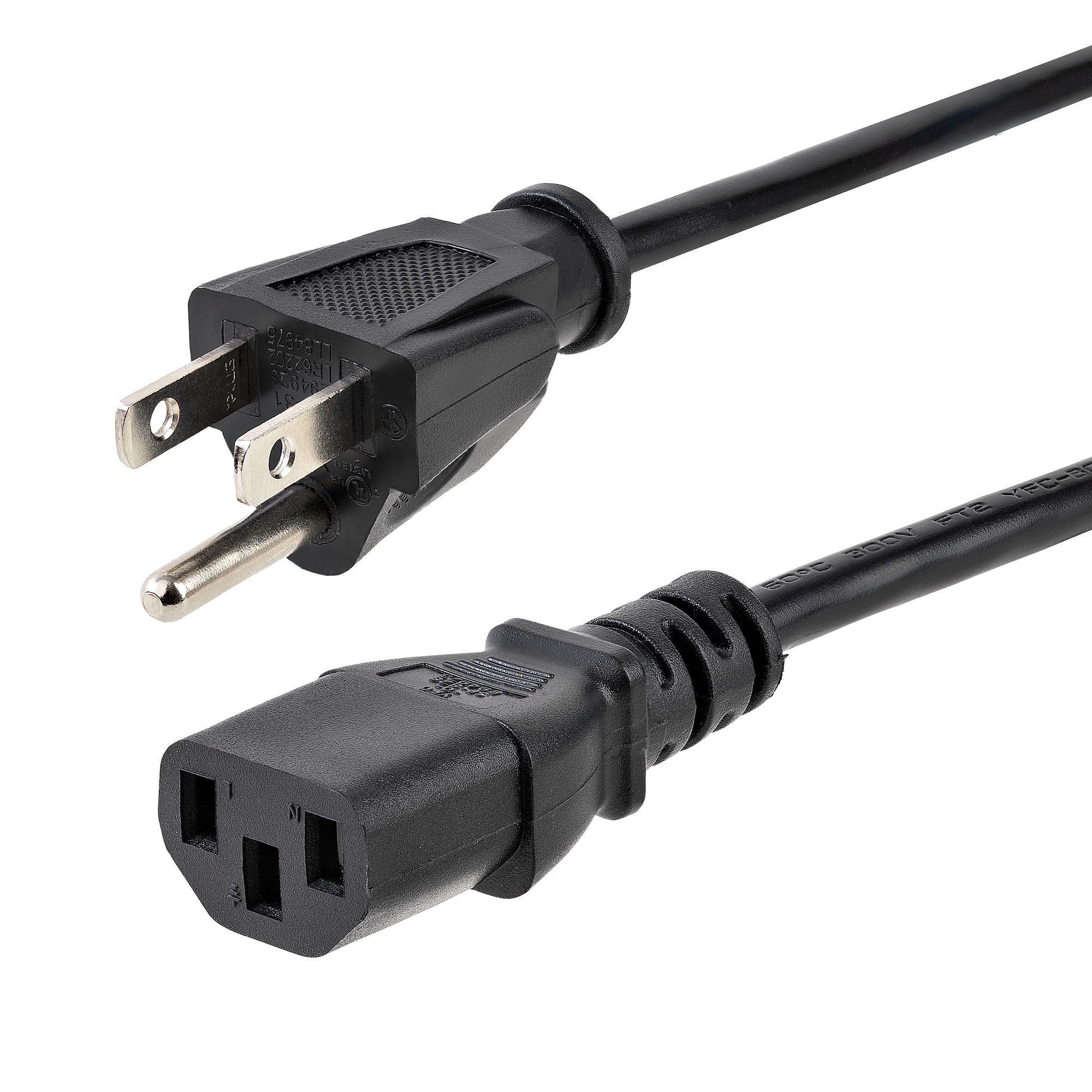 CABLE 91CM CORRIENTE PARA PC COMPUTADORA C13 A NEMA5-15P TIERRA