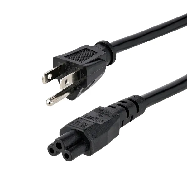 CABLE DE 1.8M ESTANDAR PARA LAPTOP NEMA 5-15P A C5     .