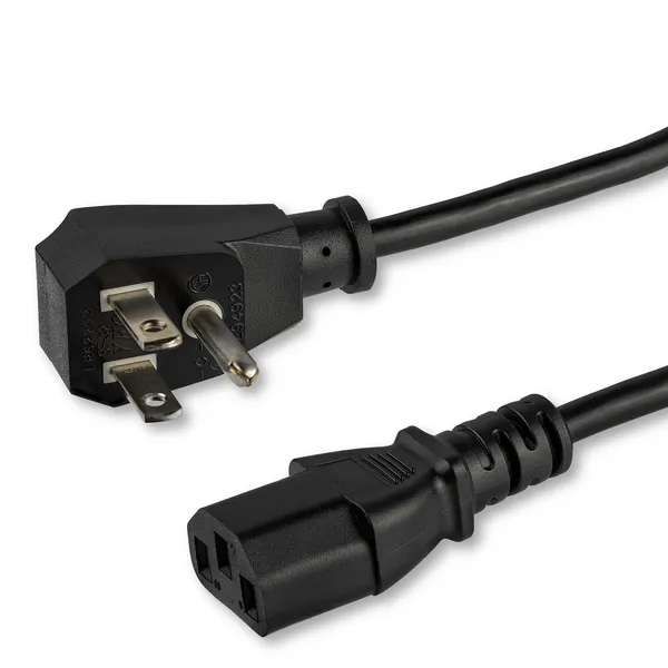 CABLE DE 4.5M DE ALIMENTACION PLANO NEMA 5-15P A C13 PARA PC