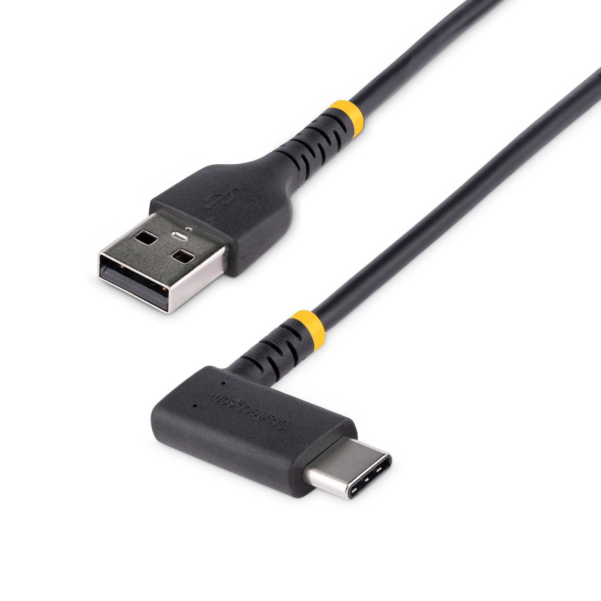 CABLE 1M DE CARGA USB A USB C ACODADO - USB 2.0 - TIPO C