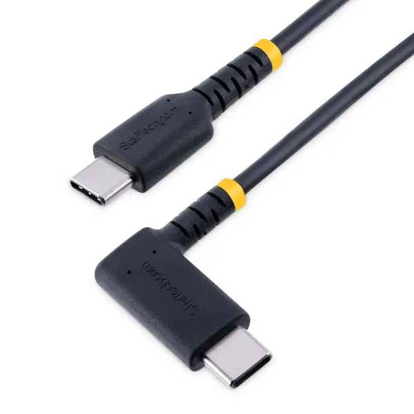 CABLE 2M USB C CARGA ACODADO PD 60W USB 2.0 TIPO C
