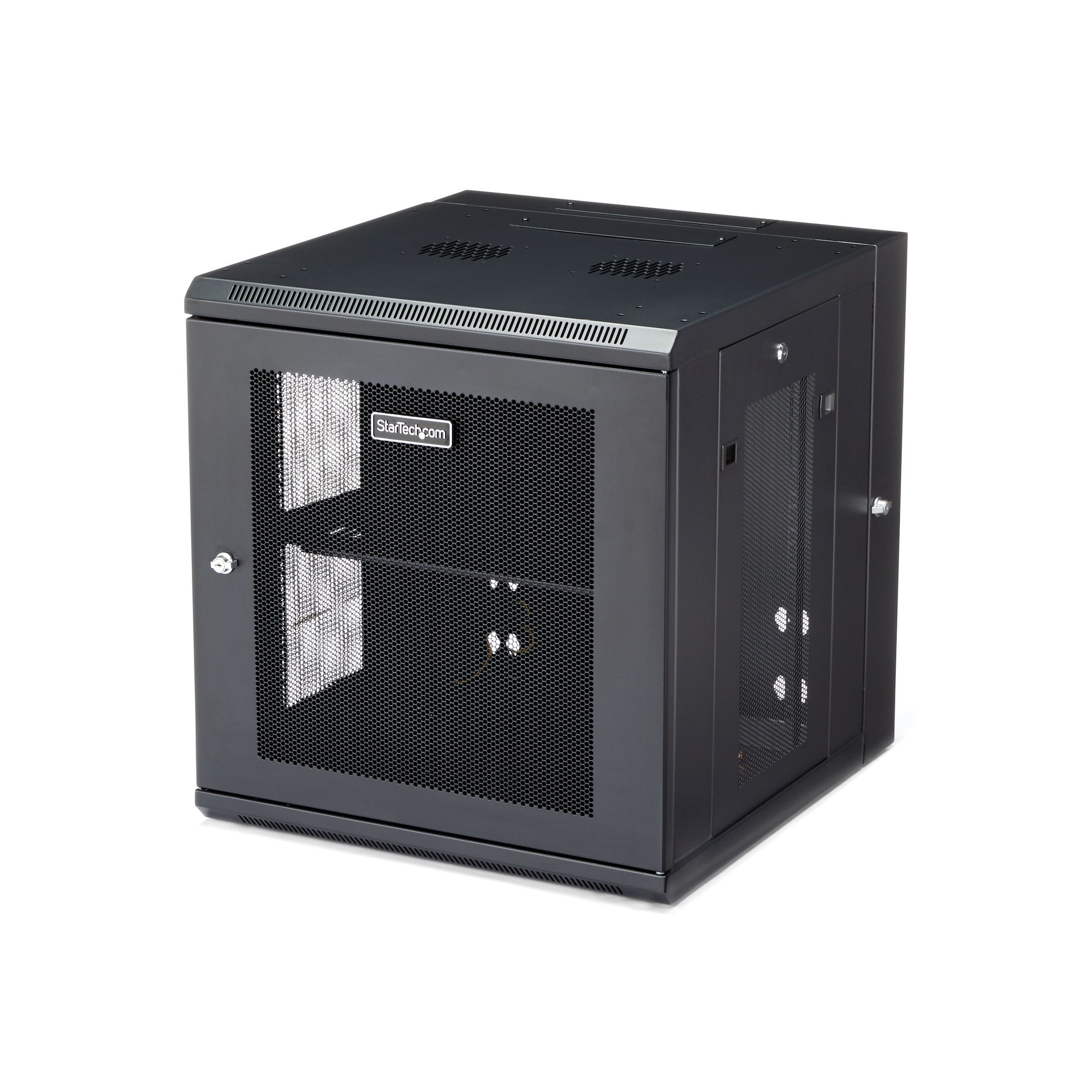 RACK ABISAGRADO DE PARED 12U CO N 24 PULGADAS DE PROFUNDIDAD