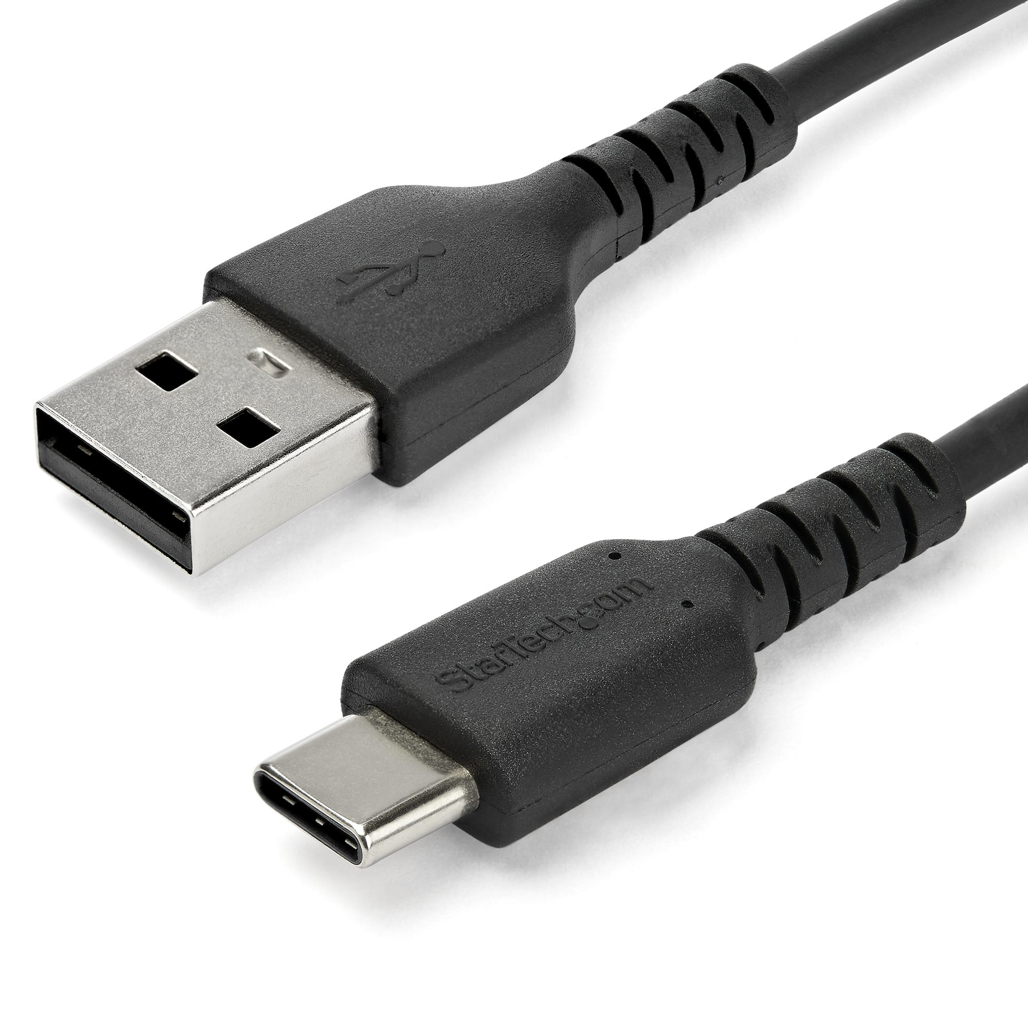 CABLE USB 2.0 A USB-C DE 1 M NEGRO - CON FIBRA ARAMIDA