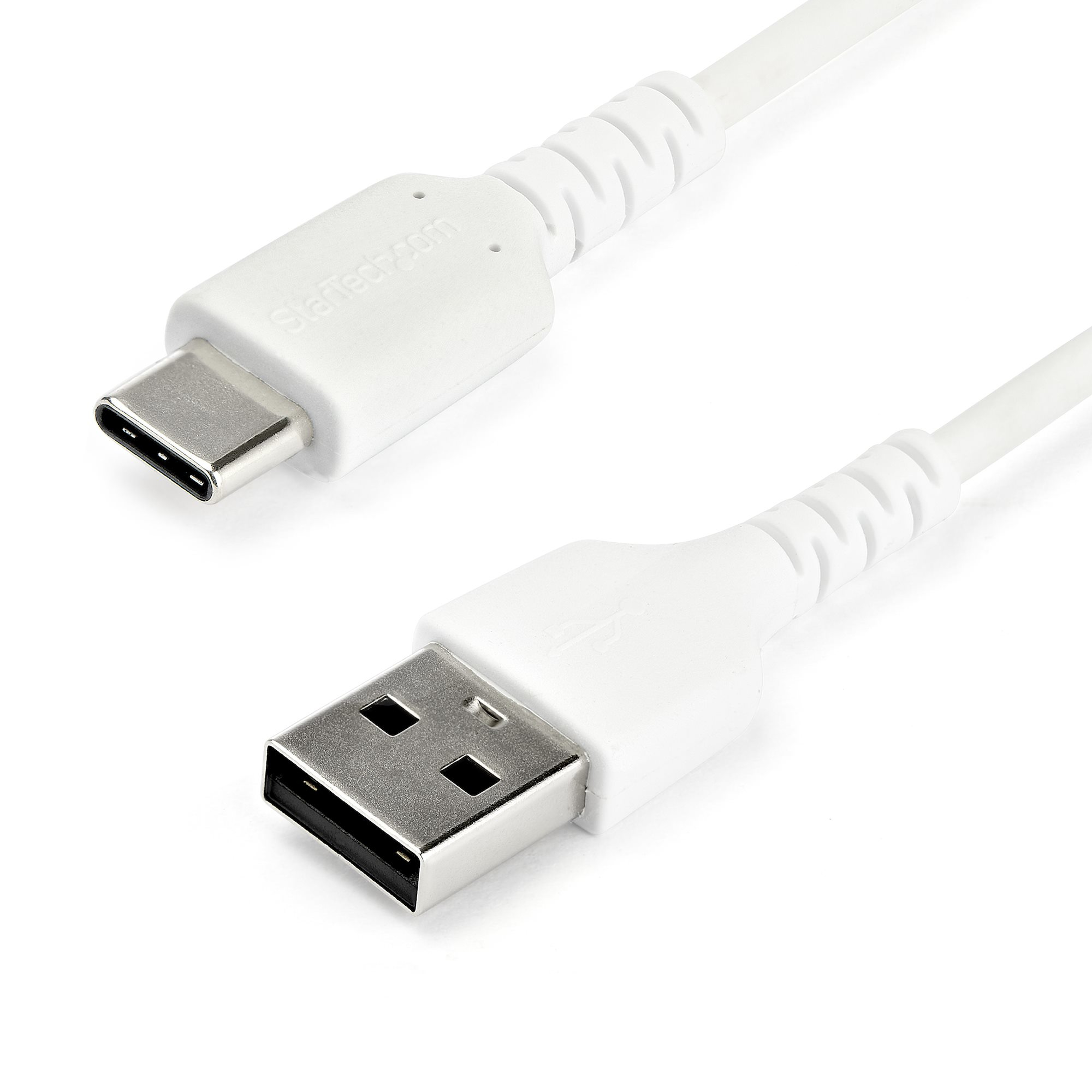 CABLE USB 2.0 A USB-C DE 2 M BLANCO - CON FIBRA ARAMIDA