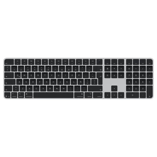 MAGIC KEYBOARD CON TOUCH ID Y TECLADO NUMERICO PARA MAC NEGRO ESP