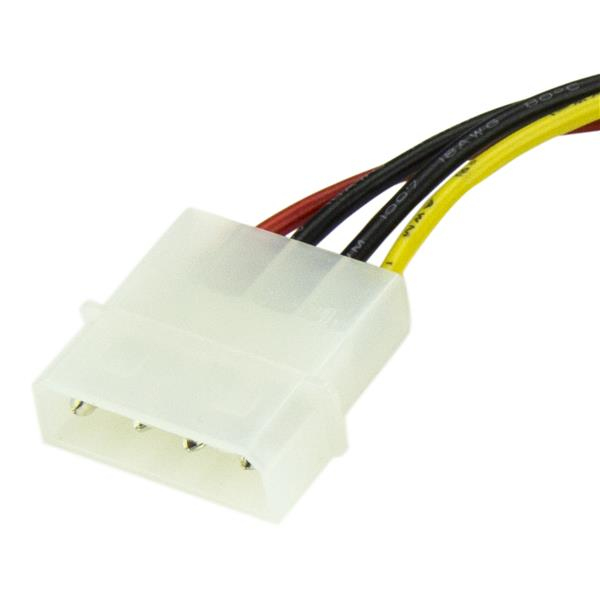 CABLE ADAPTADOR 15CM DE PODER MOLEX LP4 4 PINES A SATA 15 PINES