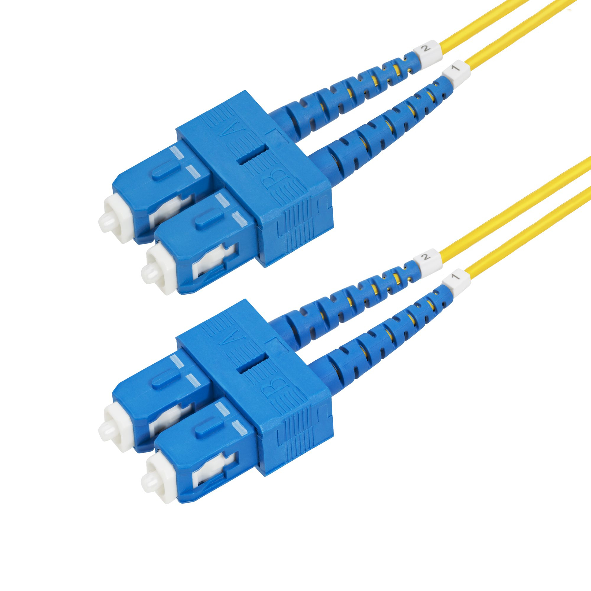 CABLE DE FIBRA OPTICA SC A SC UPC  OS2 MONOMODO DE 3M