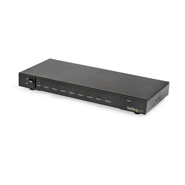 DIVISOR SPLITTER HDMI DE 8 PUERTOS 4K 60HZ CON AUDIO 7.1