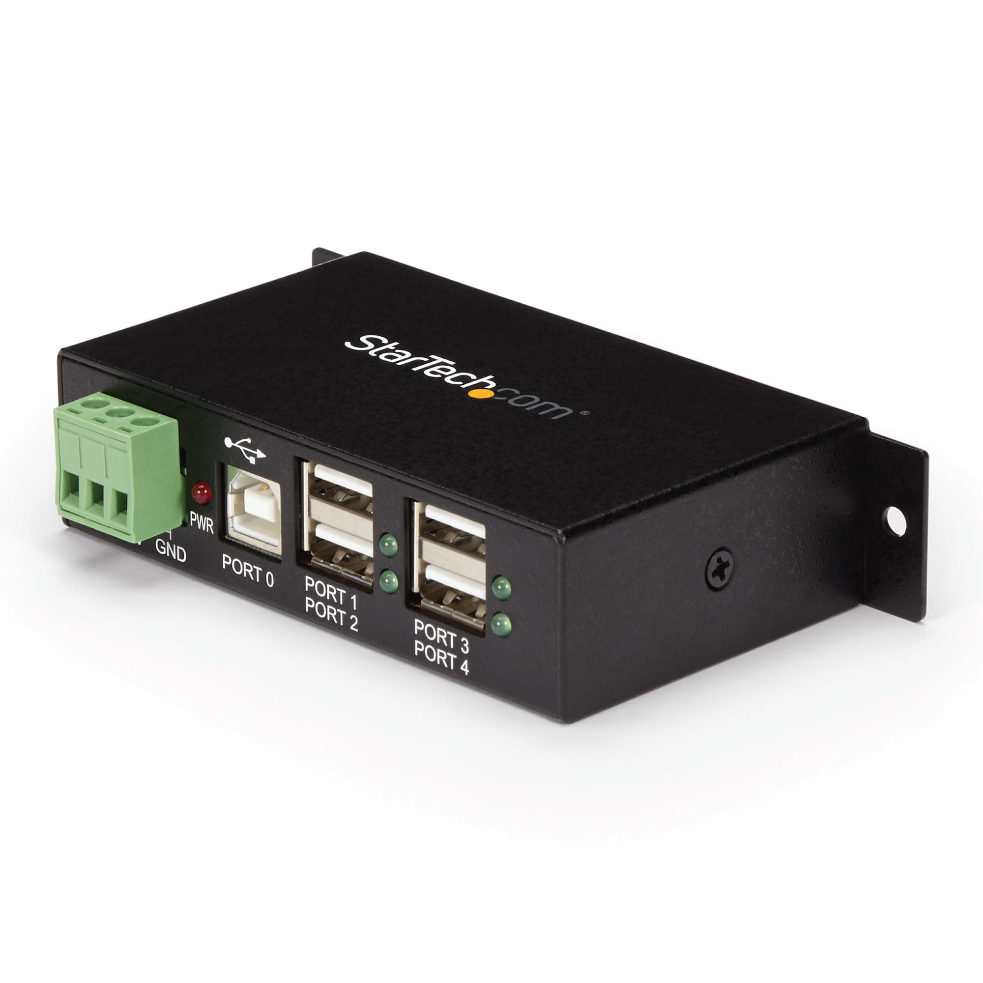 CONCENTRADOR HUB USB 4 PUERTOS REFORZADO INDUSTRIAL ALIMENTACIO