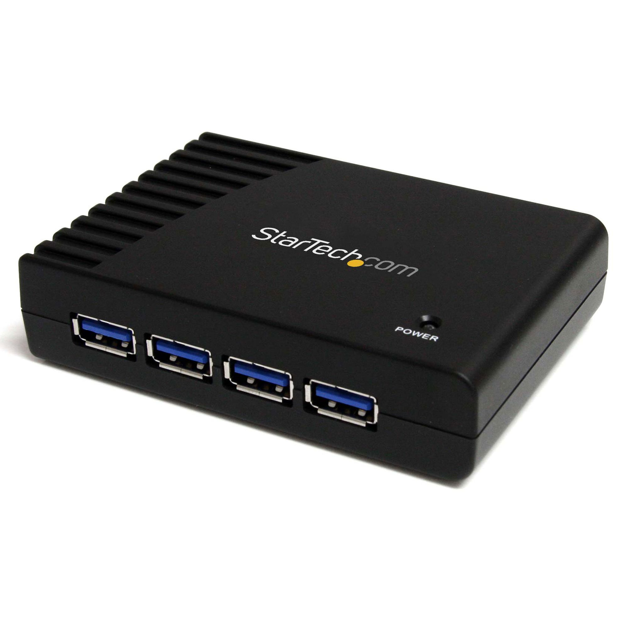 CONCENTRADOR HUB USB 3.0 DE 4 PUERTOS CON ALIMENTACIO.