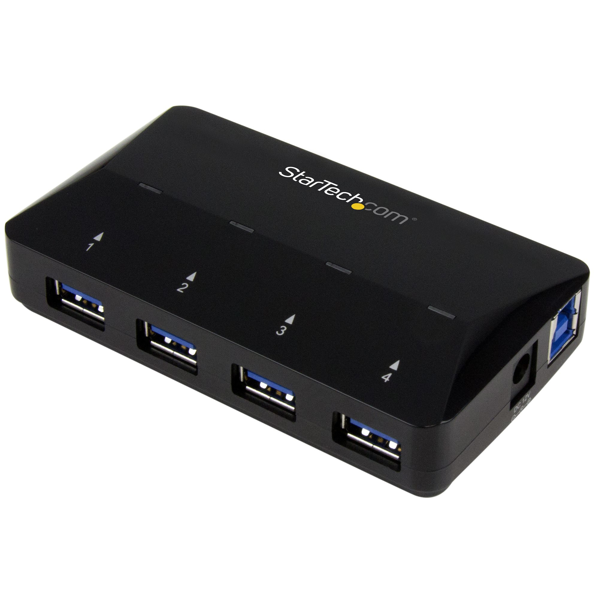 CONCENTRADOR USB 3.0 4 PUERTOS HUB 1 PUERTO DE 2.4A