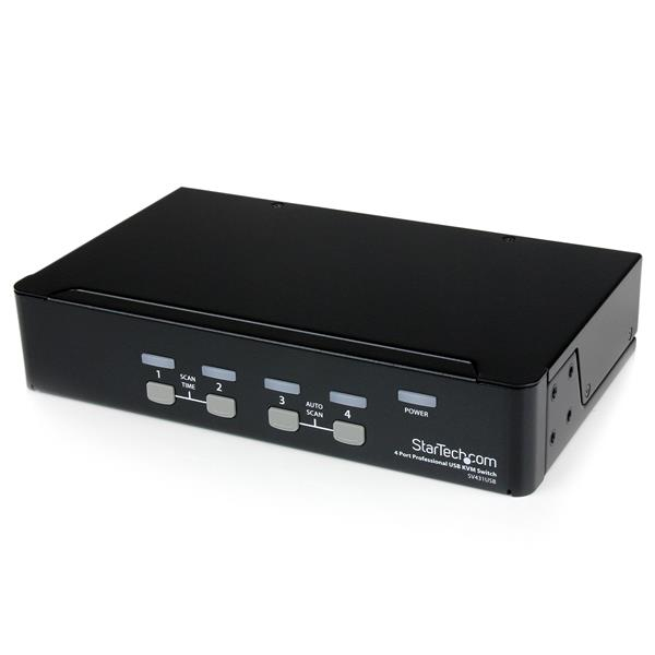 CONMUTADOR SWITCH PROFESIONAL DE 4 PUERTOS VGA
